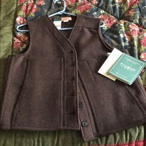 Filson women’s wool vest new with tags L NEW PRICE